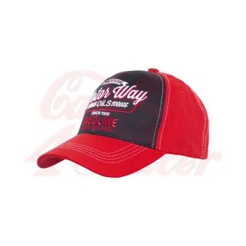 cafe 4 racer - King Kerosin Highway trucker cap red/black - KING KEROSIN Kšiltovky 