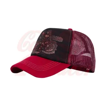 cafe 4 racer - King Kerosin classic trucker cap Motor Psycho black/red - KING KEROSIN Caps 