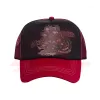 cafe 4 racer - King Kerosin classic trucker cap Motor Psycho black/red - KING KEROSIN Caps 