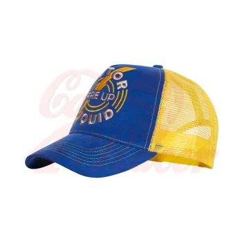 cafe 4 racer - King Kerosin trucker cap Fire Up blue/yellow - KING KEROSIN Caps 