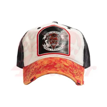 cafe 4 racer - King Kerosin Logo trucker cap white/red - KING KEROSIN Caps 