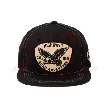 cafe 4 racer - King Kerosin Highway trucker cap black - KING KEROSIN Šiltovka 