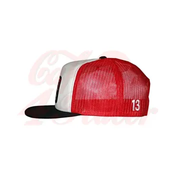 cafe 4 racer - Lucky 13 The brick Snapback trucker cap poplin mesh - Lucky 13 Kšiltovky 