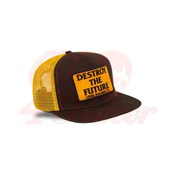 cafe 4 racer - Loser Machine Destroy trucker cap brown/gold - Loser Machine Caps 