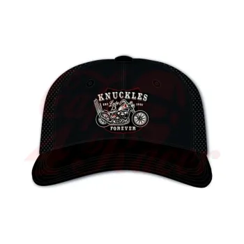cafe 4 racer - Lucky 13 Knuckles forever snapback čepice černá - Lucky 13 Kšiltovky 