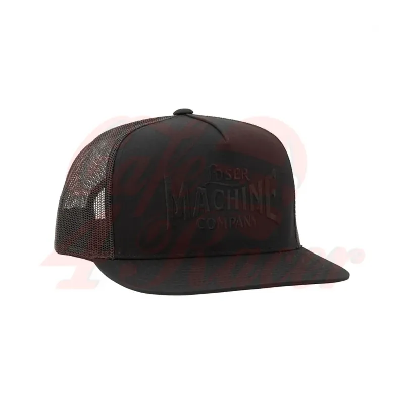 cafe 4 racer - Loser Machine Stacked trucker cap black - Loser Machine Caps 