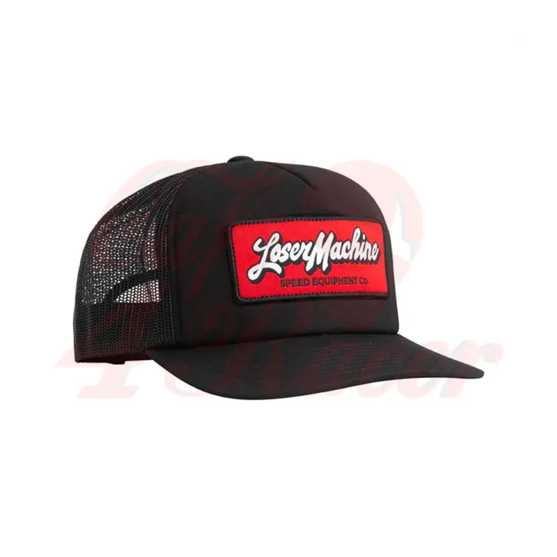 cafe 4 racer - Loser Machine Header cap black - Loser Machine Caps 