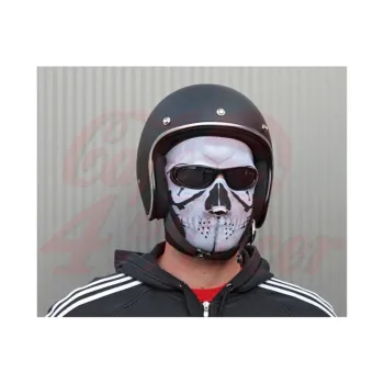cafe 4 racer - BANDIT FACEMASK SKULL, BLACK - BANDIT Tunnels & masks & Tubes 