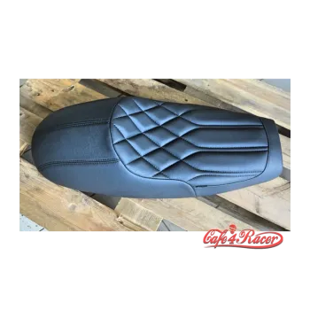 cafe 4 racer - Motone Triumph Bonneville Cafe Racer Seat - Diamondback - Black - Motone Triumph Bonneville 