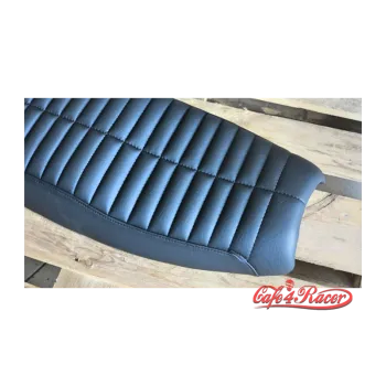 cafe 4 racer - Motone Bonneville Dual Seat - Rattlesnake Tail - Black - Motone Triumph Bonneville 