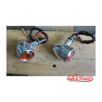 cafe 4 racer - Motone Billet směrovky - 4ks - leštěné - Motone Standardní ukazatele směru 
