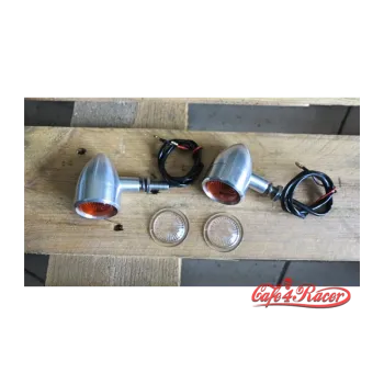 cafe 4 racer - Motone Billet směrovky - 4ks - broušený povrch - Motone Standardní ukazatele směru 