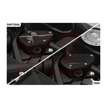 cafe 4 racer - Kryt brzdového čerpadla

 přední hliníkové CNC 2-tónové BMW R9T R1250 R 1200 - Daytona Krytky 