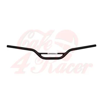 cafe 4 racer - Tommaselli Domino SCRAMBLER HIGH BEND with cross bar black - Domino & Tommaselli Scrambler handlebars 