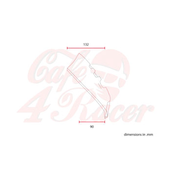 cafe 4 racer - Universal Scrambler mask No16 - C-RACER Front Headlamp Masks 