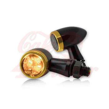 cafe 4 racer - SMD indicator RL set "Jack" gold ring - HS MOTO Germany Standard indicators 4251352631428