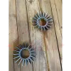 cafe 4 racer - BMW Boxer Big Exhaust Nut Clamps PAIR - Polished 1970s to 1990s R45, R50, R60, R65, R75, R80, T80G/S, R90, R100 - Motone Exhausts Nuts & Clamps 