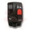 cafe 4 racer - Domino Electric Control switch Left Turn signals, horn, high-beam / low-beam switch, flash/lap - Domino & Tommaselli 22mm & 7/8 inch 8033900035621