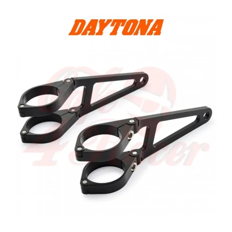 cafe 4 racer - DAYTONA Sada držiakov CNC lampy LONG 35/39/41/43/49 mm - Daytona Držiaky svetlometov 