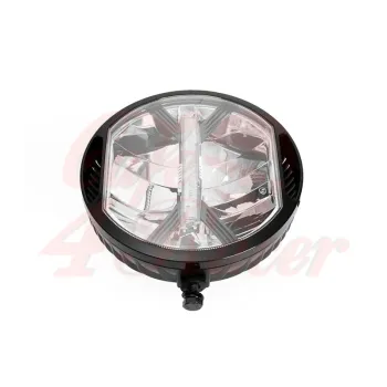 cafe 4 racer - LED headlight with parking white light, black - Cafe4Racer Headlights side mount 