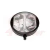 cafe 4 racer - LED headlight with parking white light, black - Cafe4Racer Headlights side mount 