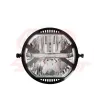 cafe 4 racer - LED headlight with parking white light, black - Cafe4Racer Headlights side mount 