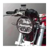 cafe 4 racer - LED světlomet s parkovacím světlem, černý - Cafe4Racer Přední světla s bočním uchycením 
