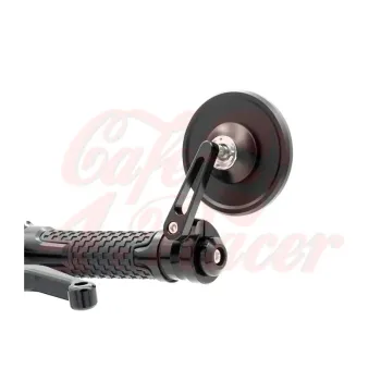 cafe 4 racer - CNC Handle Bar End Side Mirrors CR10 - Cafe4Racer Bar end mirrors 