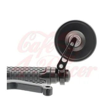 cafe 4 racer - CNC Handle Bar End Side Mirrors CR10 - Cafe4Racer Bar end mirrors 