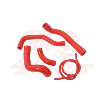 cafe 4 racer - Silicone Motorcycle Radiator Hose Pipe Tube Kit For BMW K100/K75 1982-1992 RED - Cafe4Racer Coolant system 