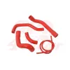 cafe 4 racer - Silicone Motorcycle Radiator Hose Pipe Tube Kit For BMW K100/K75 1982-1992 RED - Cafe4Racer Coolant system 