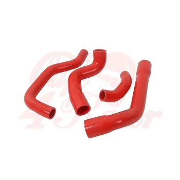 cafe 4 racer - Silicone Motorcycle Radiator Hose Pipe Tube Kit For BMW K100/K75 1982-1992 RED - Cafe4Racer Coolant system 
