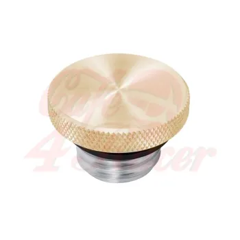 cafe 4 racer - Triumph Bonneville Custom Fuel Gas Cap - Billet Brass and Aluminium - Spun Satin Finish - Motone Triumph Bonneville 