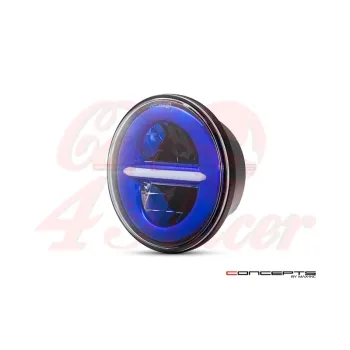 cafe 4 racer - 5 3/4 modrá LED vložka - MAX-INC  Světla LED 