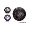 cafe 4 racer - 7" LED matně černý Rukis mřížka - MAX-INC  Světla LED 