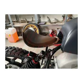 cafe 4 racer - BMW séria R Bobber sedadlo s výstuhou HNEDÉ - Cafe4Racer Bobber 