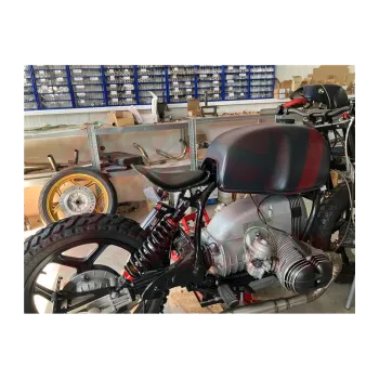 cafe 4 racer - BMW séria R Bobber sedadlo s výstuhou ČIERNA - Cafe4Racer Bobber 