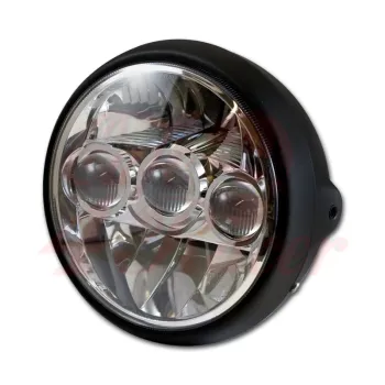 cafe 4 racer - HIGHSIDER 5 3/4 inch LED main headlight CIRCLE - Highsider Headlights side mount 4054783227693