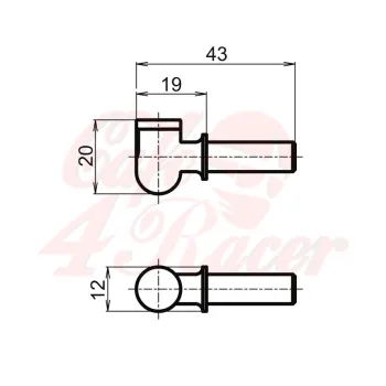 cafe 4 racer - LED indicator D-Light MINI3 - HS MOTO Germany Standard indicators 4251926905030