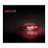 cafe 4 racer - KOSO HAWKEYE LED taillight, smoke lens with license plate light - Koso LED Rear lights 