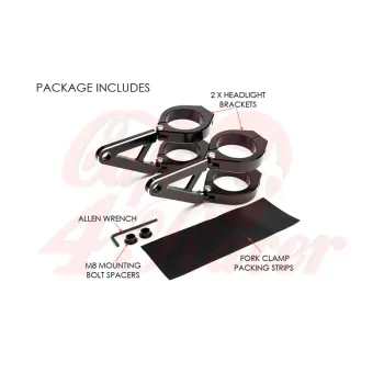 cafe 4 racer - MAX Blade headlamp holder RETRO style - MAX-INC  Headlights brackets & holders 