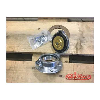 cafe 4 racer - Bolt-Down Monza Cap Kit Billet - Motone Fuel Caps 