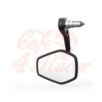 cafe 4 racer - HIGHSIDER ESAGANO-RS handlebar end mirror-EVO - Highsider Bar end mirrors 4054783657070