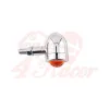 cafe 4 racer - SHIN YO Indicator OLD SCHOOL Type 1, chrome, pair - Shin Yo Standard indicators 4054783255177