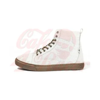 cafe 4 racer - John Doe Neo sneakers white/ brown - JOHN DOE Shoes 