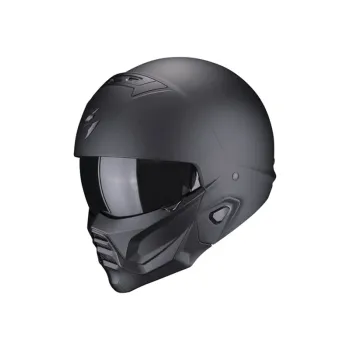 cafe 4 racer - Scorpion Exo-930 Solid helmet matte pearl black - Scorpion  SCORPION 