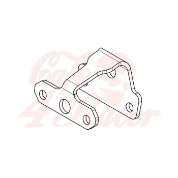 cafe 4 racer - HIGHSIDER License plate light holder-XL - Highsider License plate lights 4054783618170
