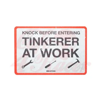 cafe 4 racer - Aluminium Parking Sign - WINTER - BIKEIT Gifts 