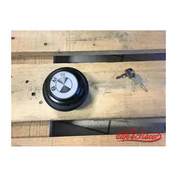 cafe 4 racer - BMW R45 - R100 series Fuel Tank Gas Cap Black with Withe Logo and lock - Cafe4Racer Fuel Tanks and Caps 