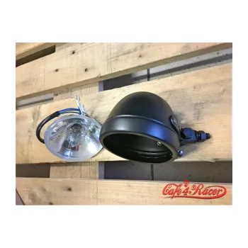 cafe 4 racer - 4 1/2 palcová přední lampa ve stylu Harley - Shin Yo Přední světla se spodním úchytem 